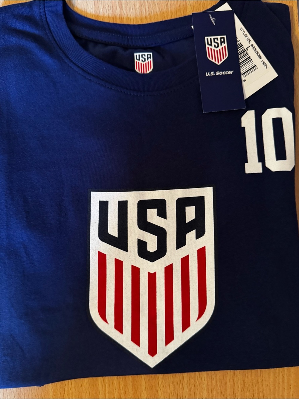 Kids' Navy Blue Graphic Tee - USA Crest